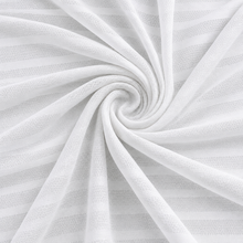 Load image into Gallery viewer, POLY RAYON SHEER HONEYCOMB STRIPE 110 GSM