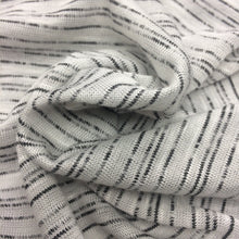 Load image into Gallery viewer, 90 GSM RAYON POLY INTERMINGLE JERSEY STRIPE
