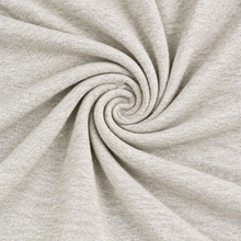 Load image into Gallery viewer, JERSEY RAYON POLY SPANDEX SWEATER OATMEAL LOW GAUGE  200 GSM
