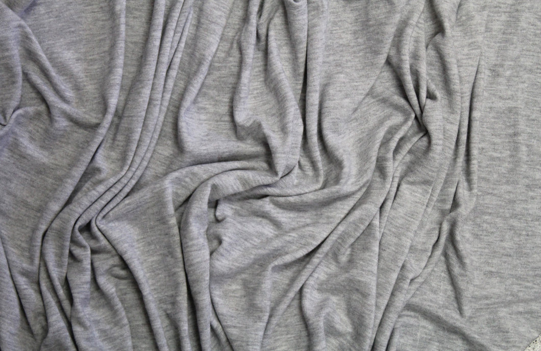 POLY RAYON SPANDEX HACCI HGREY BRUSHED  215 GSM