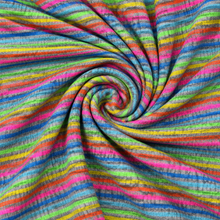 Load image into Gallery viewer, RAYON POLY SPANDEX RAINBOW RIB 215 GSM

