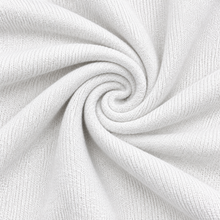 Load image into Gallery viewer, COTTON BLACK POLY 3 END FRENCH TERRY ASH 240 GSM
