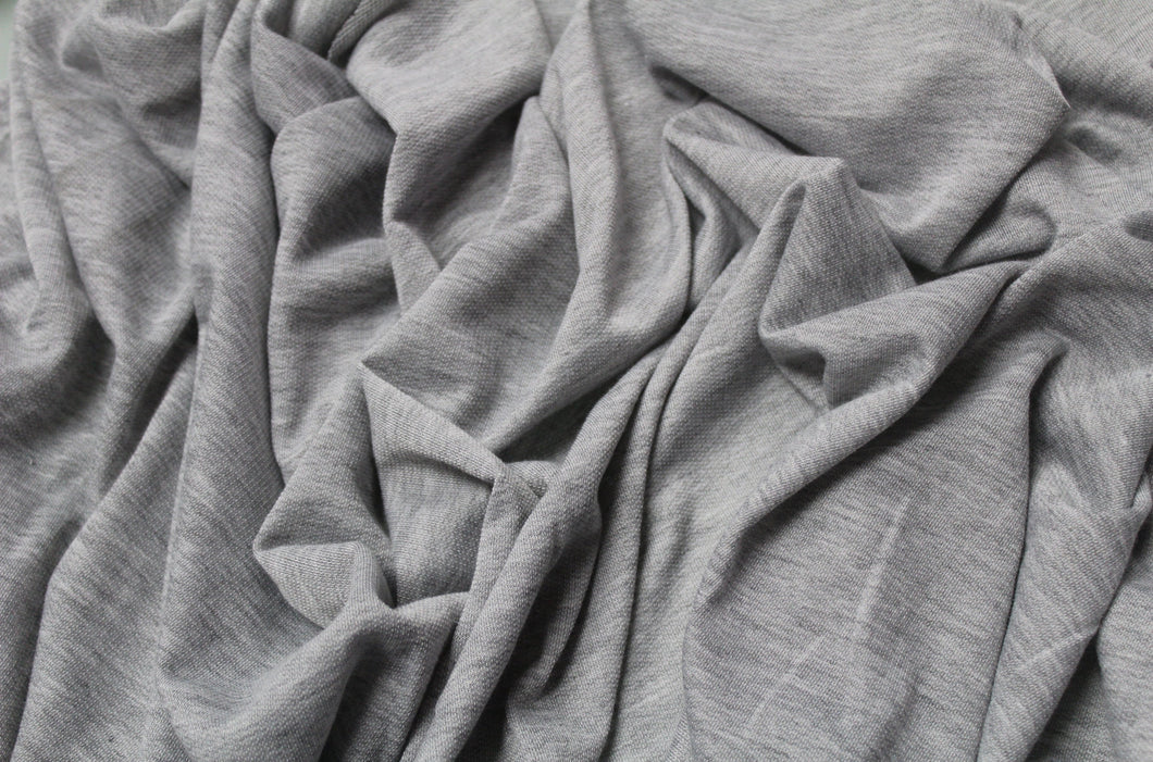 HGREY FRENCH TERRY POLY RAYON